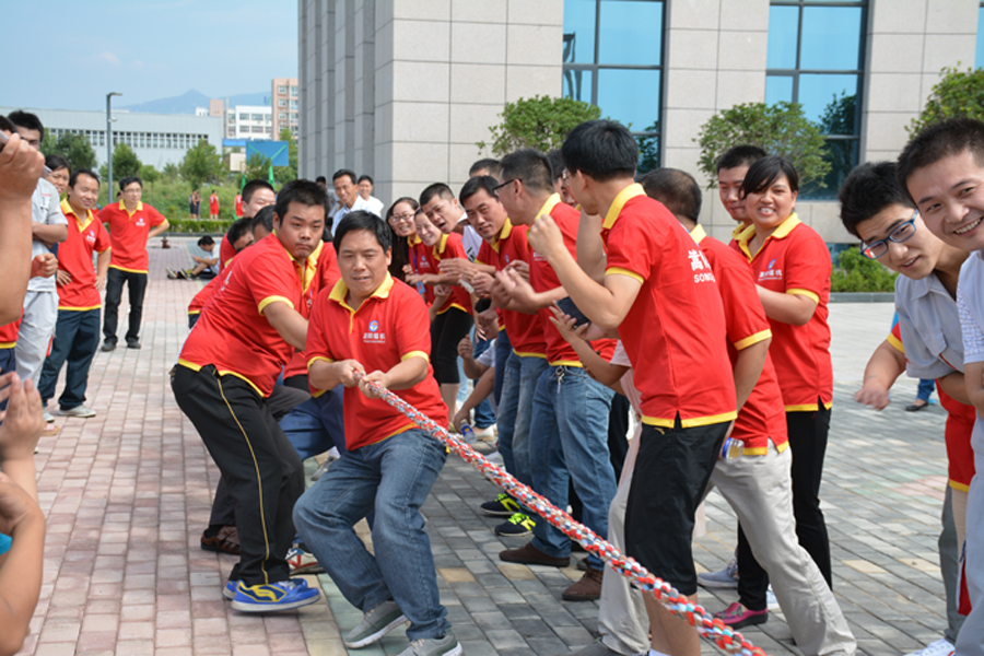 嵩陽煤機“團隊競技，獻禮閱兵”